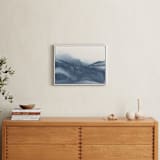 "Atmospheric Blue" - Art Print in Indigo Blue by Isabel Aguilar - Isolda - In a Room