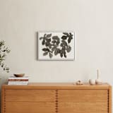 "Light Dappled" - Art Print in Ink Wash Grey Sepia by Lise Gulassa - In a Room