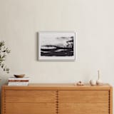"Abstract Lithograph" - Art Print in Black, White by Marta Crea - In a Room