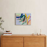 "Made in Heaven" - Art Print in light blue violet by FERNANDA MARTINEZ - In a Room