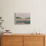 "Between the Hills" - Art Print in Natural by Brooke Drake - In a Room