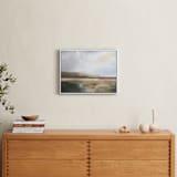 "Early Afternoon Haze" - Art Print in Hazy Green by AlisonJerry - In a Room