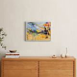 "Perpetual State: 7" - Art Print in Canary by LaDara McKinnon - In a Room