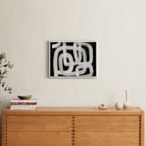 "Ingress and Paths under Moonlight" - Art Print in Mushroom by Deborah Velasquez - In a Room