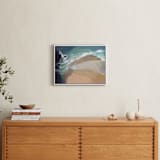 "What a Seagull Sees" - Art Print in Jade by Khara Ledonne - In a Room