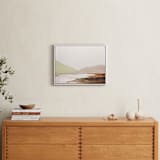 "Reposeful Scenery" - Art Print in Sand Beige by Shina Choi - In a Room