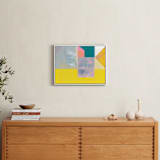 "daydreamer" - Art Print in Sunshine Yellow by Christina Flowers - In a Room