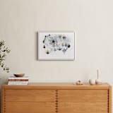 "Magnetic I" - Art Print in Black and White by Elle Claire - In a Room