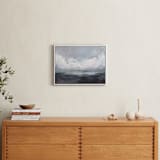 "Winter Bluff" - Art Print in Navy by Lorent and Leif - In a Room