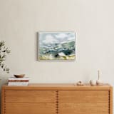 "Valley" - Art Print in Jade by Kelly Ventura - In a Room