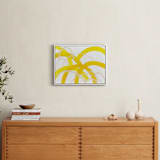 "Mountain Sunshine" - Art Print in Sunshine Yellow by Christina Flowers - In a Room