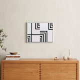 "Edges" - Art Print in Onyx by Bethania Lima - In a Room