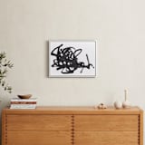 "Writer's Block" - Art Print in Black and White by Stephanie Nowotarski - In a Room