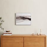 "Softly Layered" - Art Print in Matterhorn by Melanie Severin - In a Room