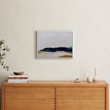 "Moving Mountains II" - Art Print in Dark Sky Blue by Kayla King - In a Room