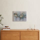 "Lighten up" - Art Print in Seafoam Green by Christine Olmstead - In a Room
