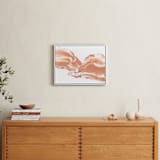 "Lost in Time" - Art Print in Peach by Sarah Lund - In a Room