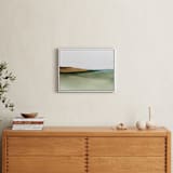 "Rolling Fields" - Art Print in green by Little Valley Studio - In a Room