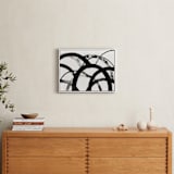 "Mountain Shadows No. 2" - Art Print in Shadow Black by Christina Flowers - In a Room
