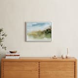 "Inbetween Spaces" - Art Print in Pine by Lindsay Megahed - In a Room