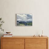 "Cloud Symphony Donegal Ireland" - Art Print in dark sea green by Eva Marion - In a Room
