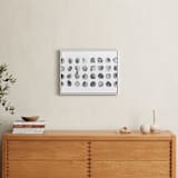 "Calculation" - Art Print in Black and White by Stephanie Nowotarski - In a Room