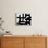 "Black and White Series III" - Art Print in Black and White Villa by Carmen Guedez - In a Room