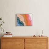 "Rainbow Clouds" - Art Print in Rainbow by Carrie Moradi - In a Room