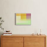 "gradients of color" - Art Print in yellow by Baumbirdy - In a Room