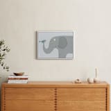 "My Jungle Friends 4" - Art Print in Grey by Anequ Studio - In a Room