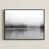 "Lost In Grey" - Art Print in Grey by Jennifer Morrow - Framed