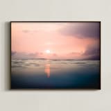 "Entranced" - Art Print in pacific by Kamala Nahas - Framed