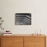 "Light and Shadow" - Art Print in Cement Gray by Krissy Bengtson - In a Room