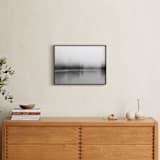 "Lost In Grey" - Art Print in Grey by Jennifer Morrow - In a Room