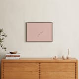 "Birds in Flight" - Art Print in Blush by Kaitie Bryant - In a Room