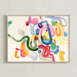 "Daydreaming II" - Art Print in Ivory by Sumak Studio - Framed