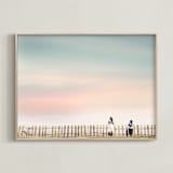 "Balcony of Dreams" - Art Print in Creamy by David Michuki - Framed