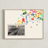 "Daydreaming I" - Art Print in Ivory by Sumak Studio - Framed