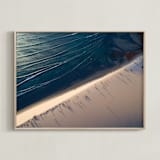 "Deep Blue Sea" - Art Print in Indigo Blue by Benno and Noosa - Framed