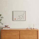 "Let's Play" - Art Print in Sand Beige by Adelyn T. - In a Room
