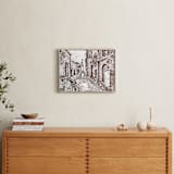 "Cross pathway" - Art Print in Dark brown by Nene - In a Room