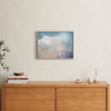 "undertow - horizontal" - Art Print in Gray Blue by Julia Contacessi - In a Room