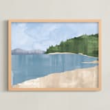 "Penn Cove" - Art Print in Tide by Alethea and Ruth - Framed