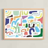 "Sundae" - Art Print in Sprinkles by chocomocacino - Framed