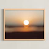"Rise" - Art Print in Sunrise by Owl and Toad - Framed
