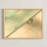 "Tea Time by the Pool" - Art Print in Poolside by Rasa Puzinaite - Framed