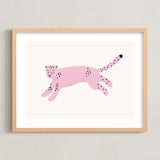 "Fierce" - Art Print in Rose Quartz by Tennie and Co. - Framed