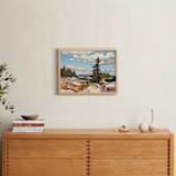 "Stand By" - Art Print in ocean by Jess Franks - In a Room