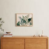 "Bending To The Sun" - Art Print in Leaf by ALICIA BOCK - In a Room
