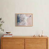"Sea Love" - Art Print in Peach Nude by Tania Medeiros - In a Room